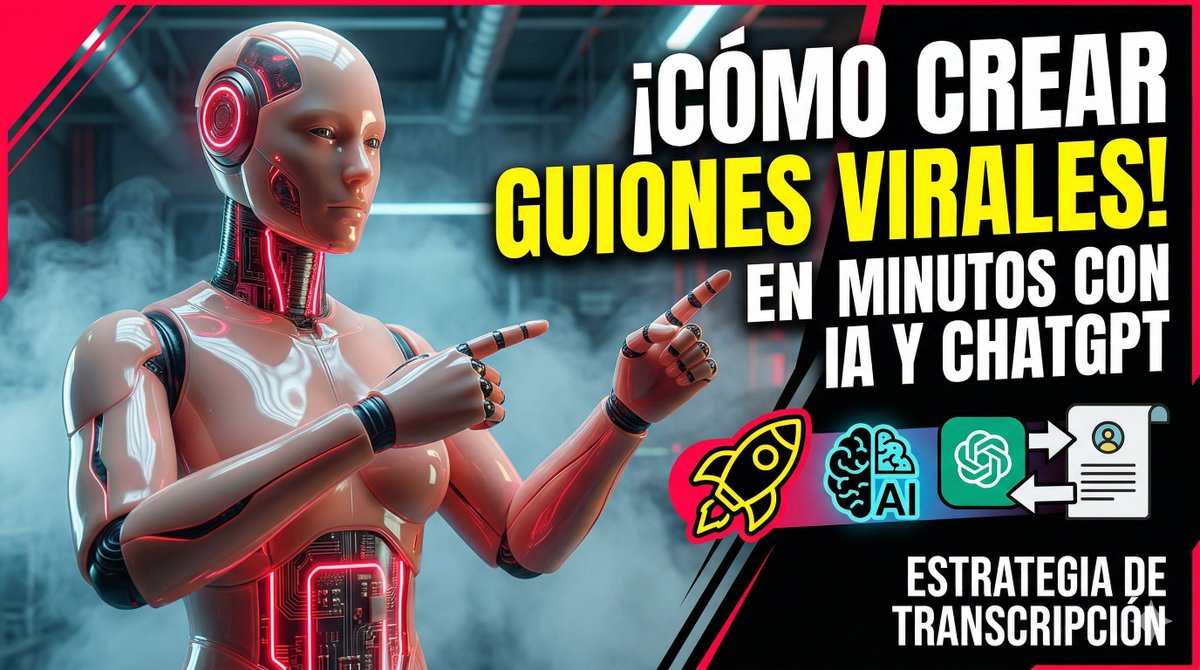 👉Cómo Crear Guiones Virales en Minutos: Estrategia de Transcripción con ... youtu.be/3Q1r4GuZRfA?si… a través de <a href="/YouTube/">YouTube</a> 

#marketingdigital #gotbackup #iamatrixspillover #markomax #autoresponder