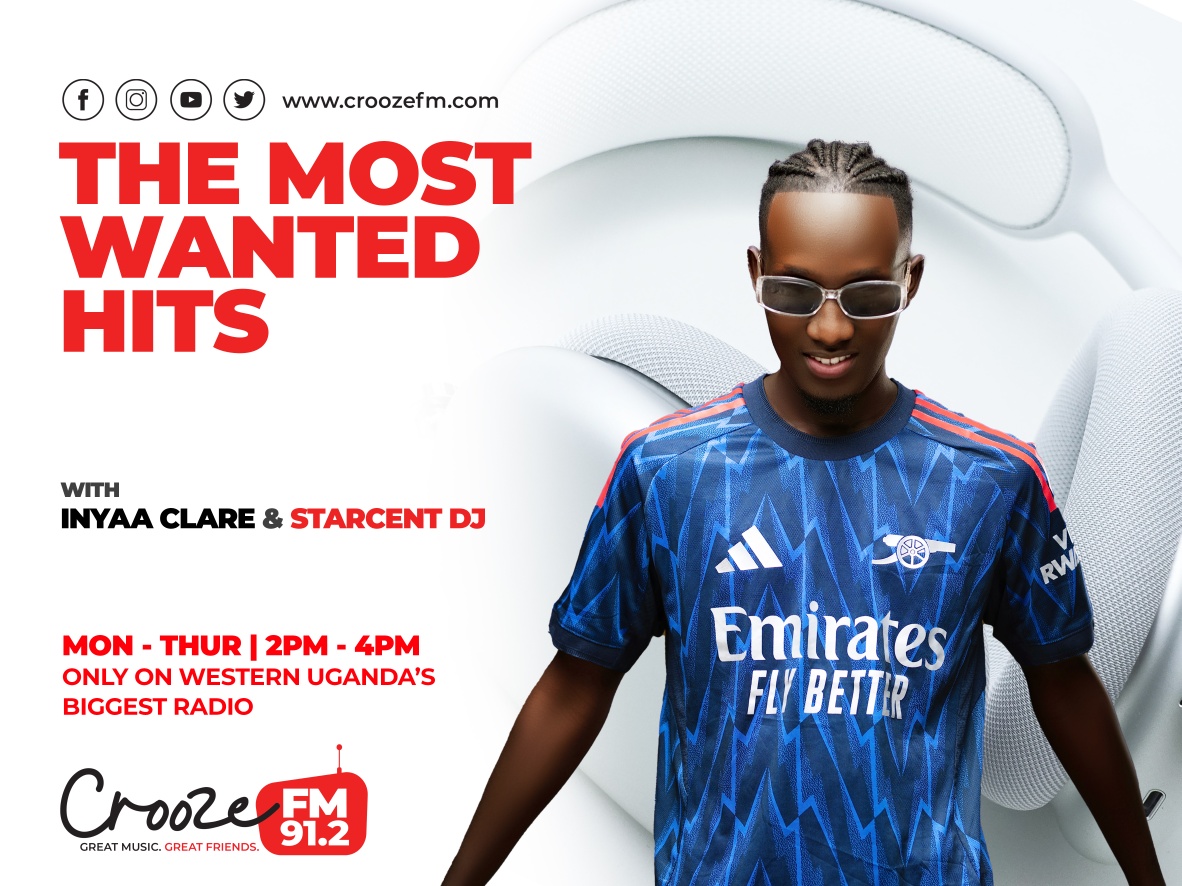 912CroozeFM's tweet image. Jamming with the BEST🔥
@starcentdj 😎is mixing your favourite music on #TheMostWantedHits 💃🎧

#CroozeFM 
#Mbarara