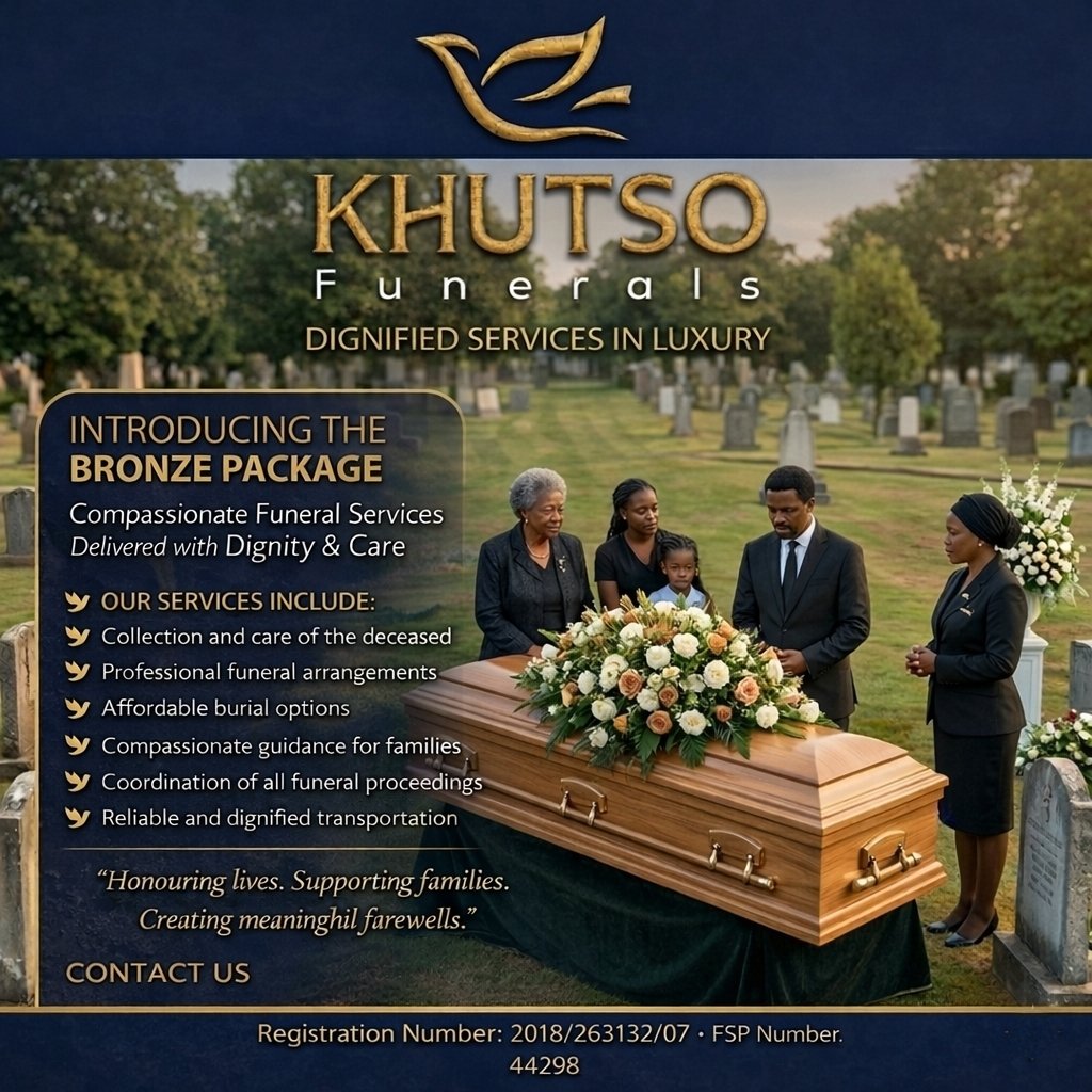 KhutsoF33482's tweet photo. Introducing the Bronze Package from Khutso Funerals – Tembisa, Gauteng.  

Compassionate, dignified, and affordable funeral services.  

🌐 https://t.co/jBODj0S6Nj  

Reg: 2018/263132/07 | FSP: 44298  

#KhutsoFunerals  #ItAddsUp #FannieNkosi #Uyajola99 PKTT https://t.co/6mb30VeUh8