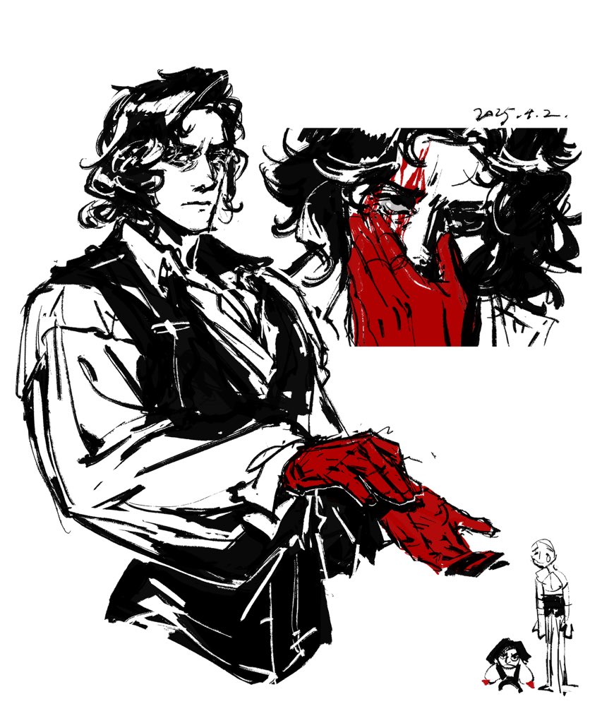 liizi_lc's tweet image. 已经不知道怎么画画了，丑的人想要自杀

 #Frankenstein