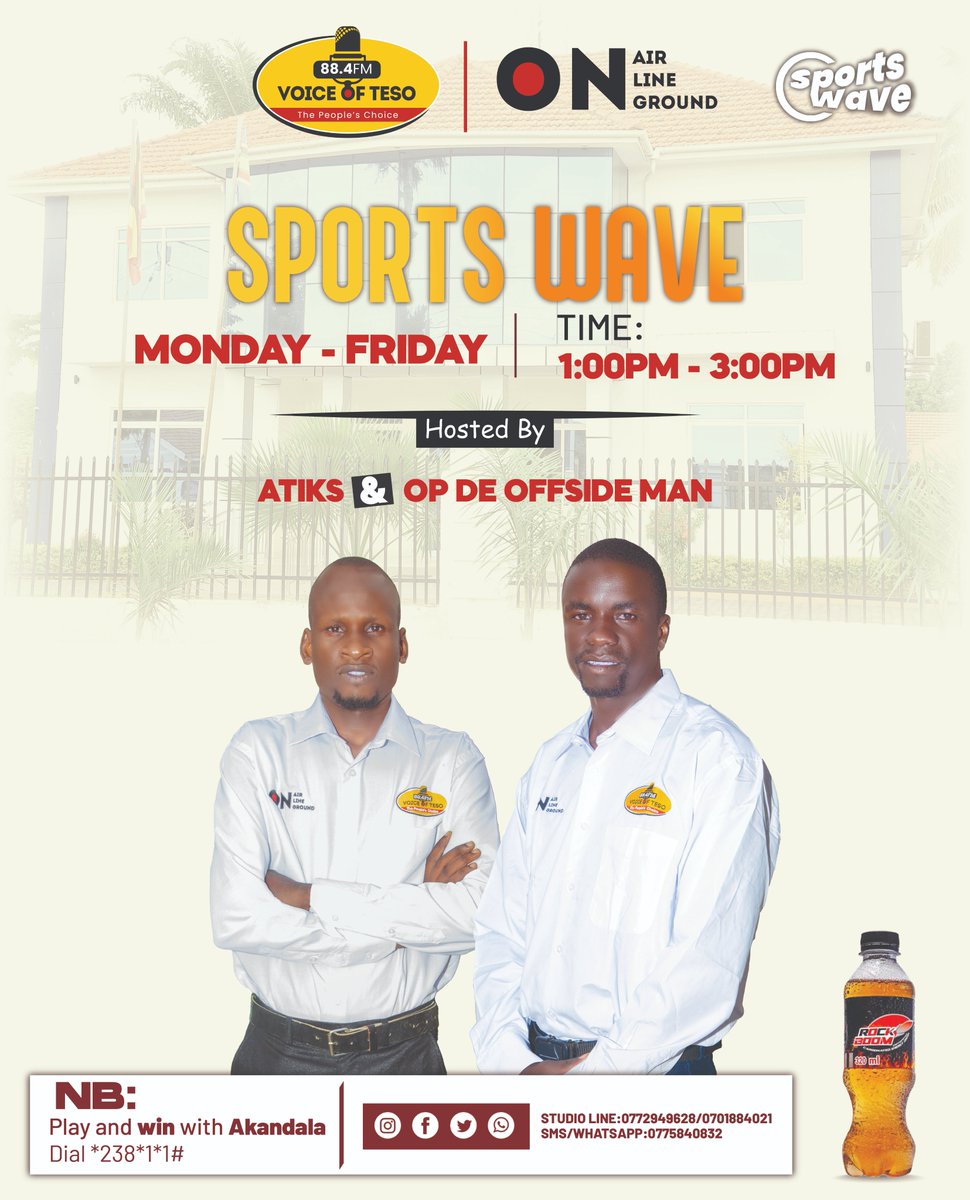 voice_of_teso's tweet photo. Live. #SportWave Powered by @RockBoom_UG
Premier League title race: Who has the advange in this week's showdown!😛
@Arsenal OR @ManCity ? https://t.co/TdoO5lgJjX