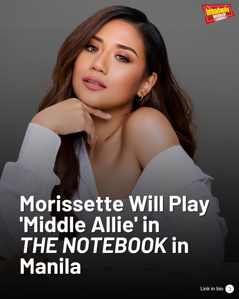 OliverOliveros's tweet photo. The secret is out! π£ Morissette is set to play "Middle Allie" in the international premiere of The Notebook! ποΈπ
Catch this strictly limited run at the Samsung Performing Arts Theater starting Sept 2026. πβ¨
Read more: https://t.co/YOKeZZfCpq
#TheNotebookMusicalPH https://t.co/BrbN5RBEf0