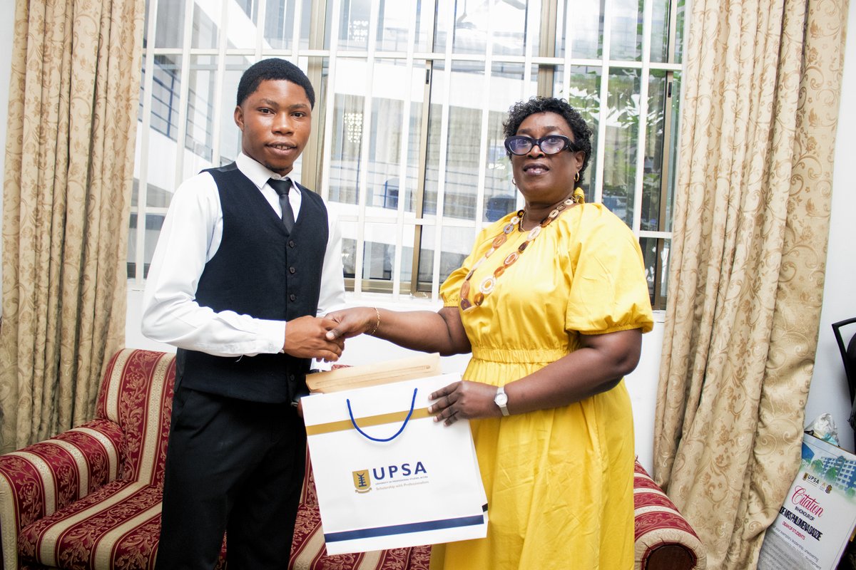 upsaccra's tweet image. The Office of the Dean of Student Affairs, UPSA, recognizes Mr. Nathan Ampeni and Miss Barbarah Ayittey as Best-Dressed Students for March 2026.

 #UPSA #DeanOfStudents #StudentLife #Professionalism #CampusCulture #BestDressed #UPSAExperience #FutureLeaders