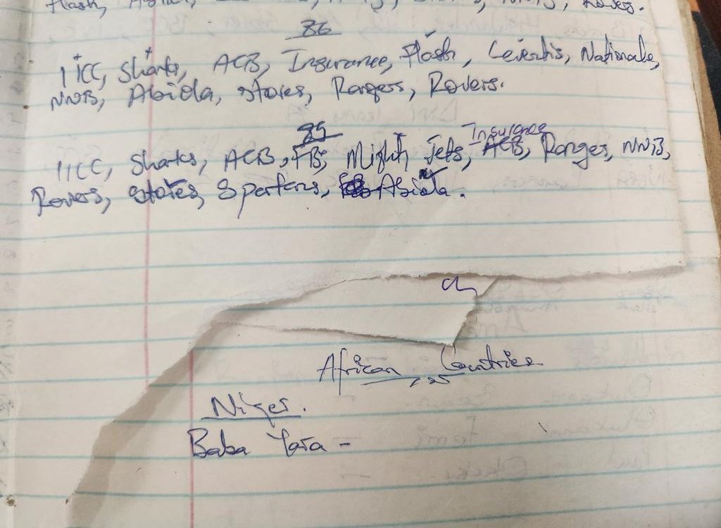 ojeksaikhoje's tweet image. I see U 😃. Well done
Writing my book!
#FirstBank FC &amp;amp; #MightyJets were relegated at the end of 1985 season.
Leventis Utdd (#Ibadan) &amp;amp; Flash Flamingoes (#BeninCity) took their places by 1986 season.
Spartans became Iwuanyanwu Nationale. 
From my Command Sec. Sch Ibadan archives.
