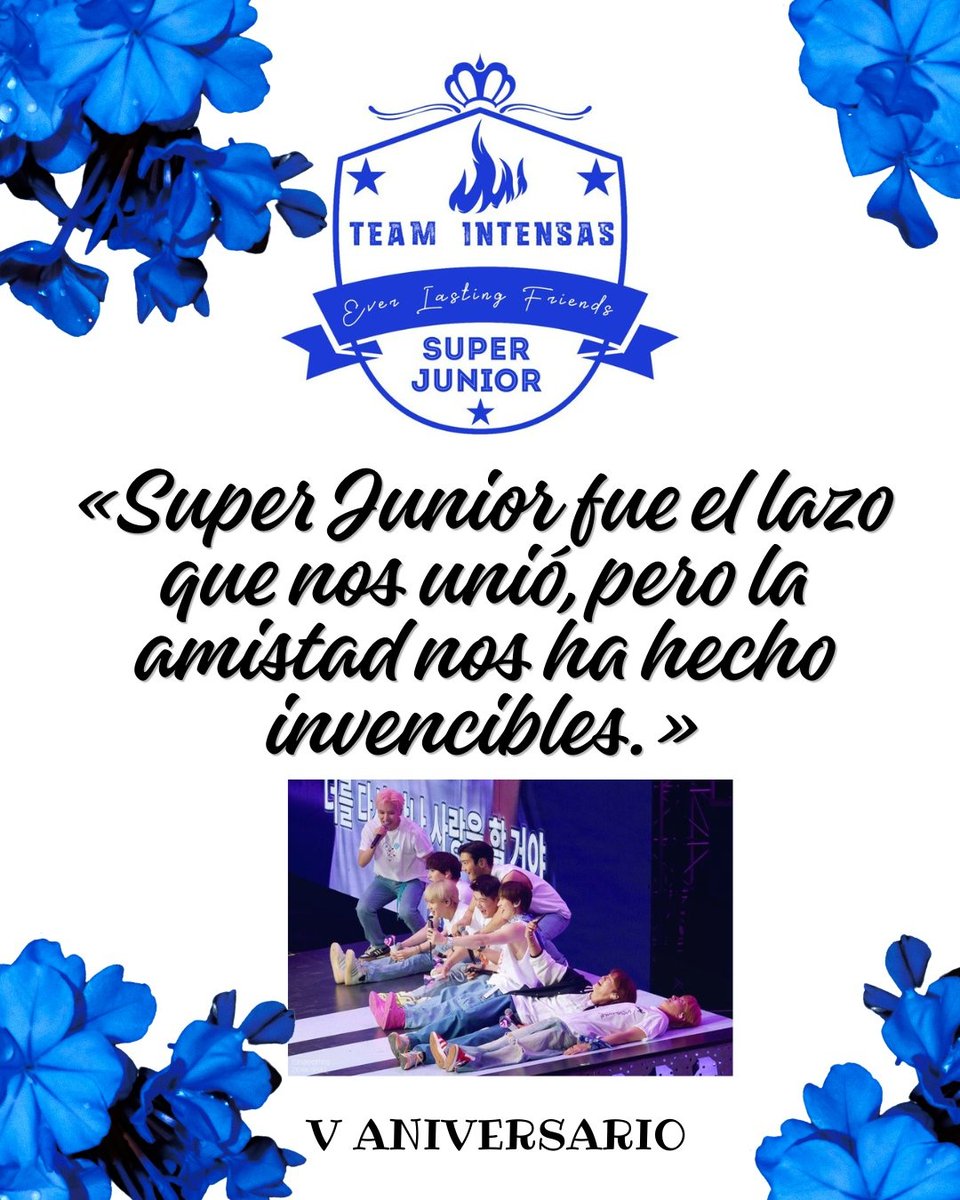 5 años  pasaron volando 😭
#SUPERJUNIOR #슈퍼주니어
#TeamIntensas #5añosjuntas