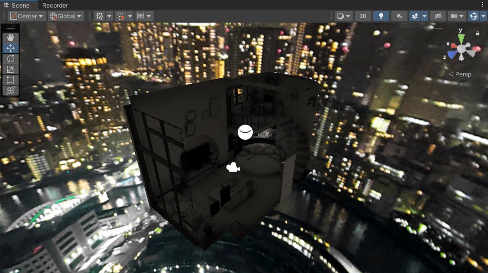 to10Toppa's tweet image. つくったお部屋、unityにもっていくよ
#unity