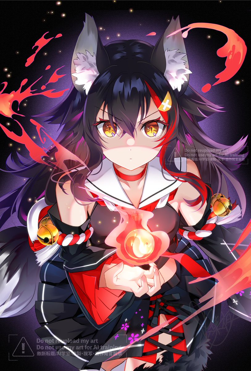 『狼は止まることはない』

#みおーん絵