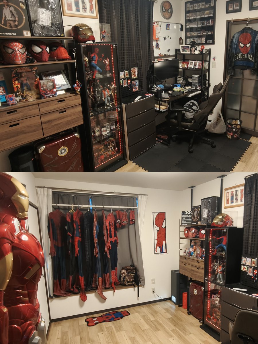 takemix5271's tweet photo. my room ！

引っ越して部屋が大きくなったけど、コレクションでゴチャゴチャなのは変わらず(T_T) https://t.co/LQuYNqD4rb