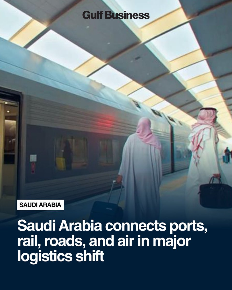 GulfBusiness's tweet image. The kingdom is systematically connecting ports, railways, roads, and air corridors into a single coordinated network 

Read: gulfbusiness.com/en/2026/saudi-…

#SaudiArabia #Logistics #SupplyChain #Trade #Railways #Ports #AirCargo #EconomicDevelopment #MiddleEast #BusinessNews