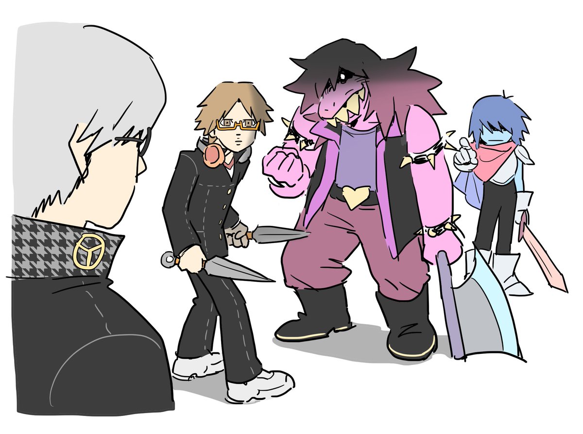 ttudolee's tweet image. #P4 #deltaune 
좋아하는거 + 좋아하는거