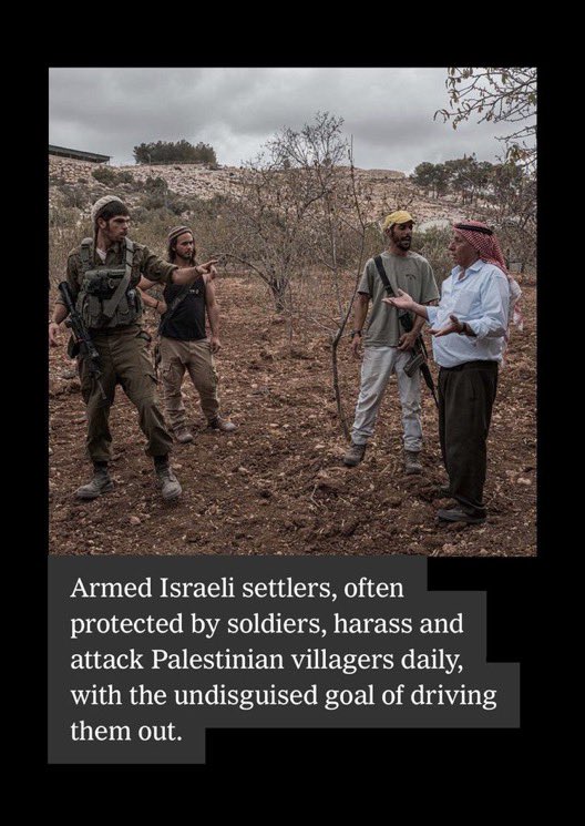 No hay distorsión, solo cruda realidad, incluso el NYT y AFP han sacado fotos del soldado -más bien paramilitar que colabora con el ejército israelí-  en cuestión