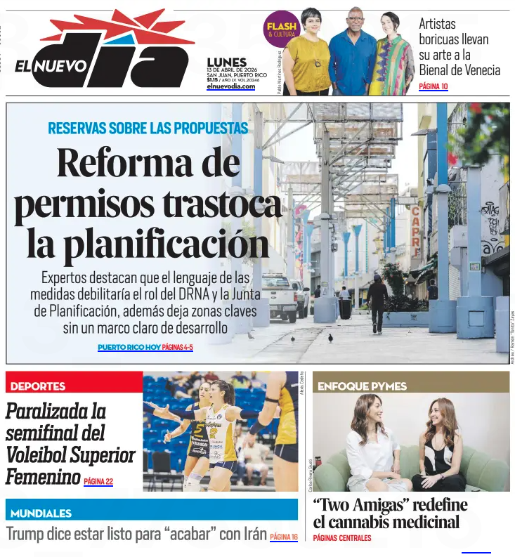 ☀️¡Buenos días! Happy Hungary Liberation Day!🇭🇺

🗣️Esta es “La Cabeza de la Mañana” para el lunes 13 de abril de 2026:

1️⃣ Hora cero para reforma de permisos. Hoy comienzan las vistas públicas, pero durante el fin de semana, varias voces salieron en oposición mientras que grupos