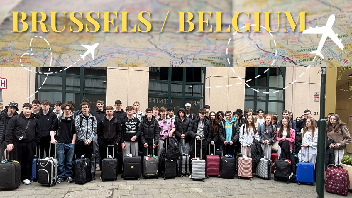 Our TY students have touched down in Brussels, Belgium for an exciting few days packed with adventure, culture and learning. 

A fantastic experience awaits exciting days ahead! 🇧🇪✈️ <a href="/MOS_CCO/">CCO_EPAS</a> <a href="/cco_mfl/">CcoMFL</a>