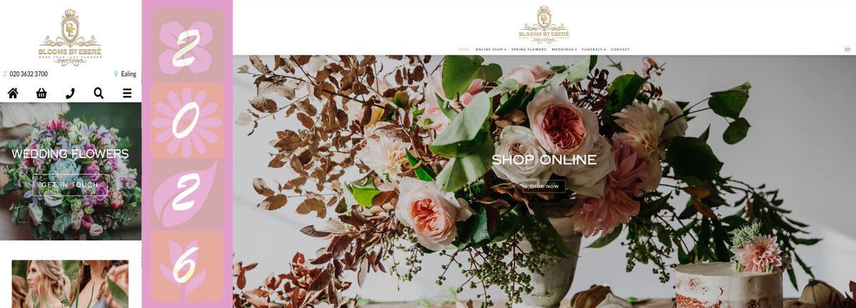 floristwindow's tweet photo. Blooms by Eberé in Ealing, W13 – an existing client who we have proudly worked for since 2017! TY
https://t.co/M7EFs40Ubp
This is the 3rd redesign since first going live almost a decade ago.

#floristdesign #floristsites #floristplatform #floristsoftware https://t.co/DBHW2nWPab