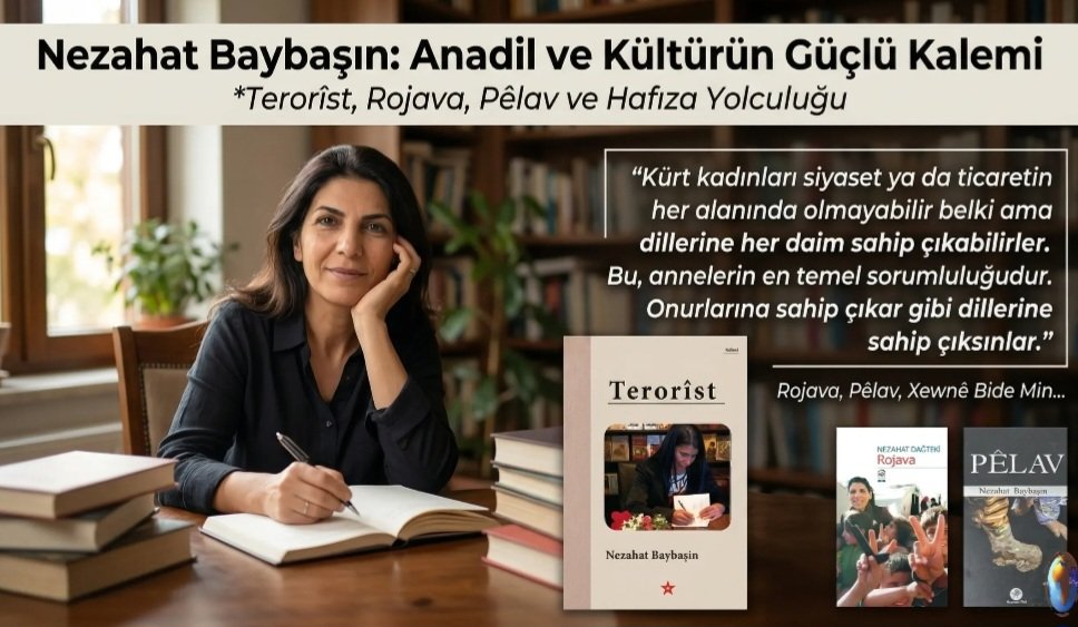 wesanenperi's tweet photo. Yazarımız Nezahat Baybaşin ve son kitabı Terorîst ile ilgili Cihan Toprak'ın haberi. Haberi okumak için:

https://t.co/RxEo57271p https://t.co/QVwahI6XV2