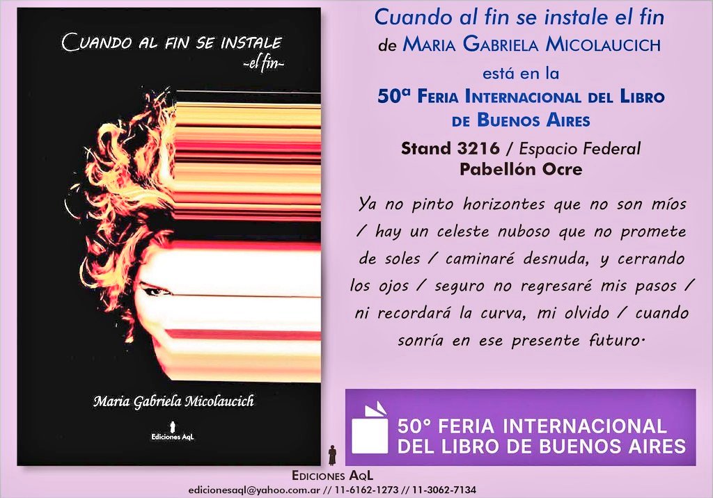 MGMargentina's tweet photo. Feria Internacional del Libro Buenos Aires, Argentina. #FILBA #filba2026 #escritorasargentinas #mariagabrielamicolaucich #libros #lolabracco #edicionesAqL #Sade #sadefilialoestebonaerense https://t.co/cpKWyTwi0k