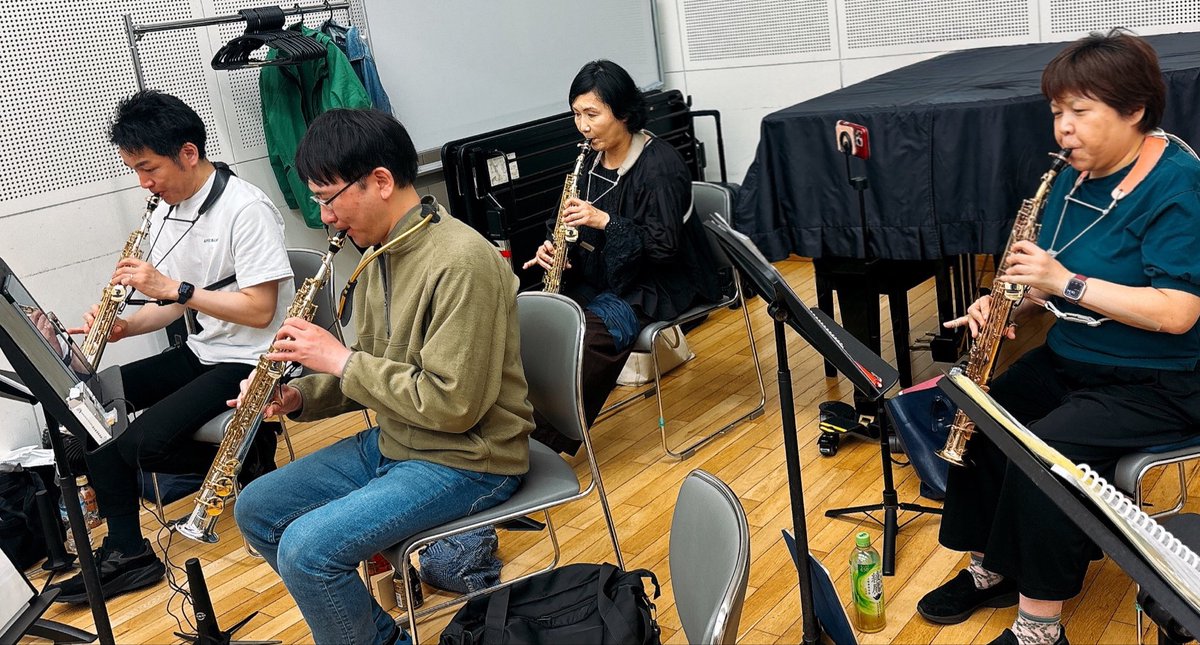 Saxofono Rosso @4/19(日)第14回定期演奏会 tweet media