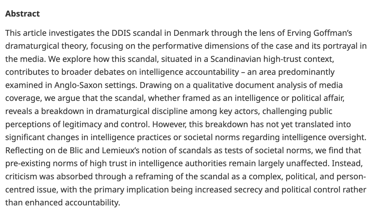 European Journal of International Security tweet media