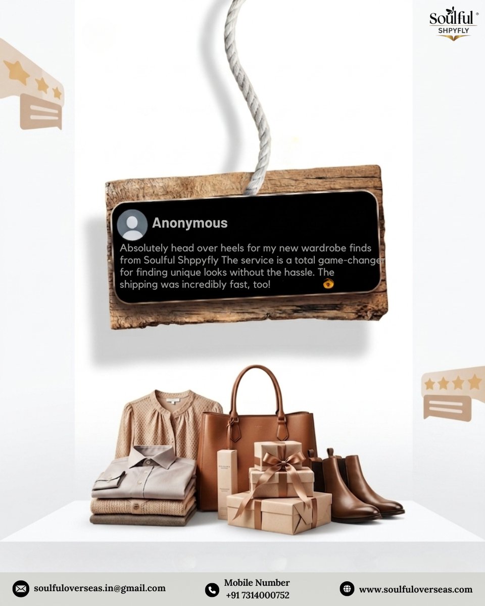 SpayLive's tweet photo. Customer experiences speak louder than anything else. ✨At Soulful Shpyfly, our focus goes beyond just fashion  it’s about creating a seamless, reliable, and delightful shopping journey. https://t.co/dIyXY76RIs