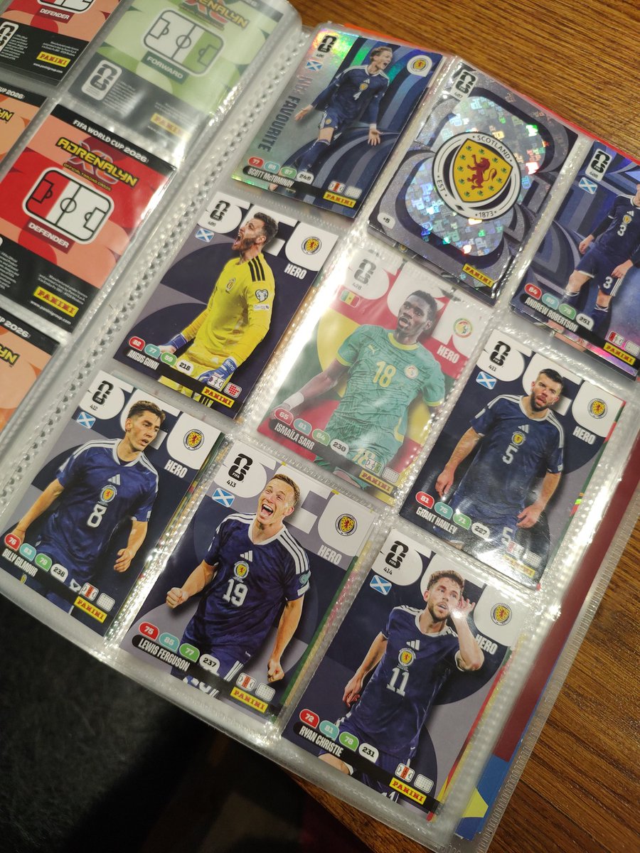 stuthejag's tweet image. Best thing about being a world cup dad, is the wee man is collecting the FIFA World Cup 2026 Adrenalyn XL Cards (sadly not stickers like in my day).
Anybody know any decent swapping sites platforms for all his doublers ? 
#panini