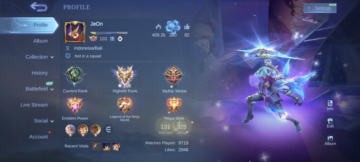 bieeecy's tweet image. guyss, ini akun kira kira kena harga berapa yhh, akun sec bf aku ga ke urus bgtt baru mainin tadi doang #wts #zonauang #wtb #zonajajan