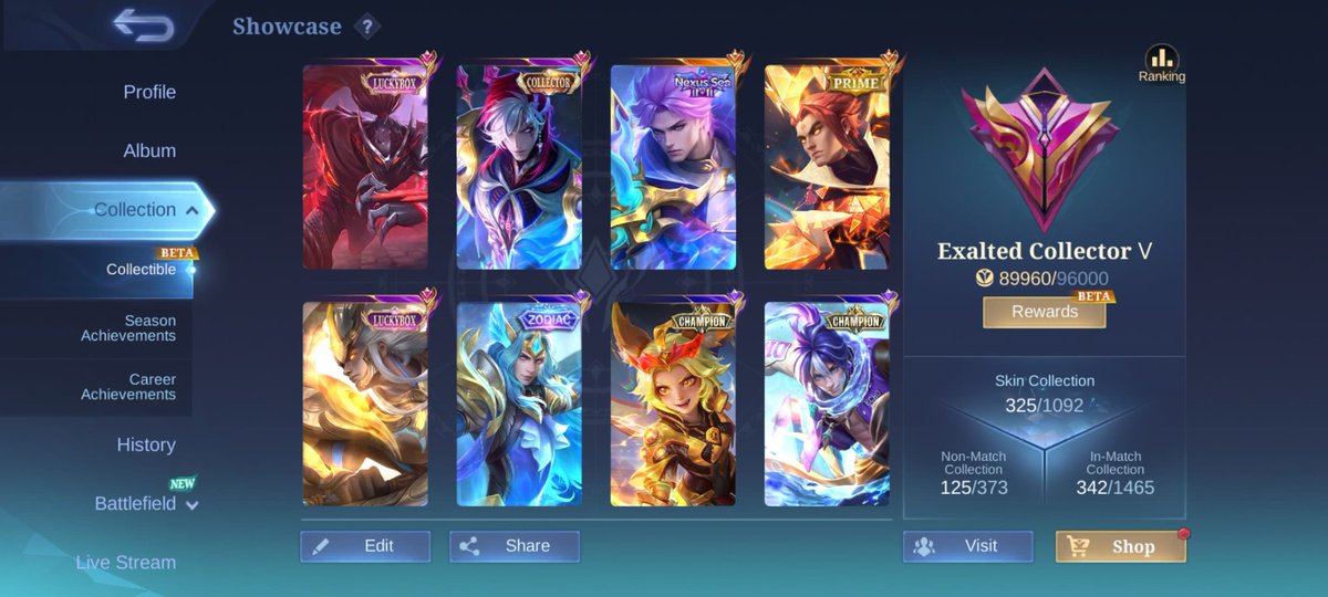 bieeecy's tweet image. guyss, ini akun kira kira kena harga berapa yhh, akun sec bf aku ga ke urus bgtt baru mainin tadi doang #wts #zonauang #wtb #zonajajan