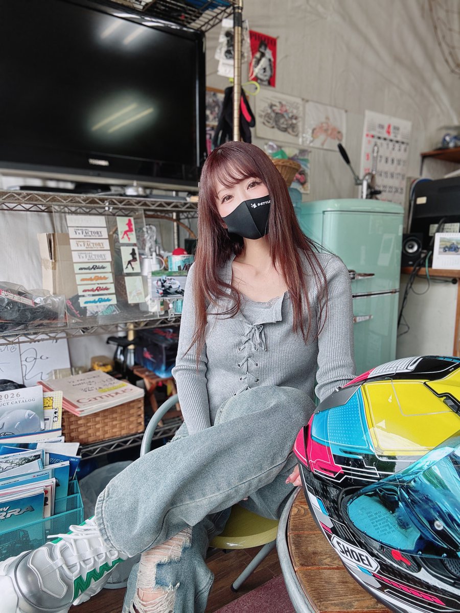 今日は関東で カスタム日和🥰✨ バイク乗るのにも 本当にちょうどいい