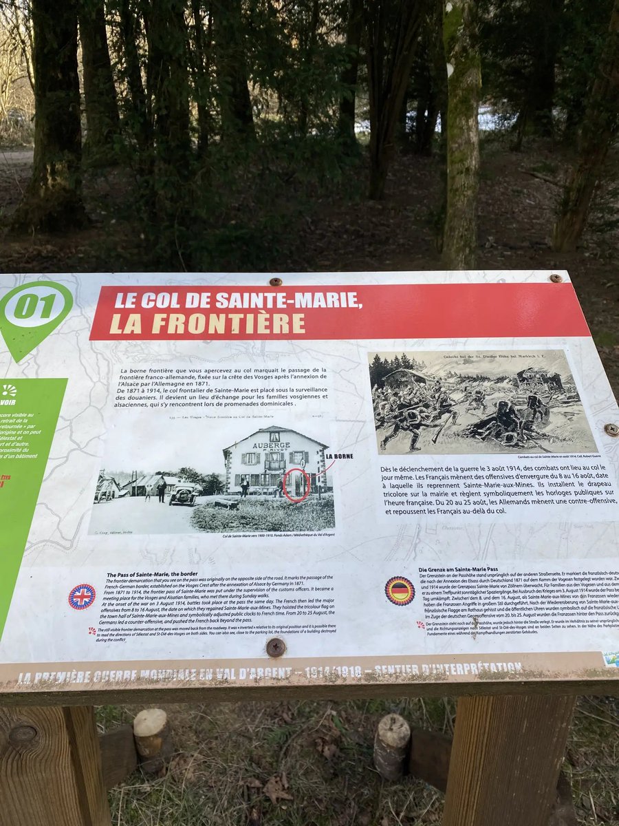 Pillandia's tweet image. Schöner historischer Grenzstein an der alten Grenze zwischen Deutschland und Frankreich (1871-1918) am Col de Saint Marie, heute. 
pillandia.blogspot.com/p/avaleht-iniz… 

#Germany #France #Border #Elsass #Alsace