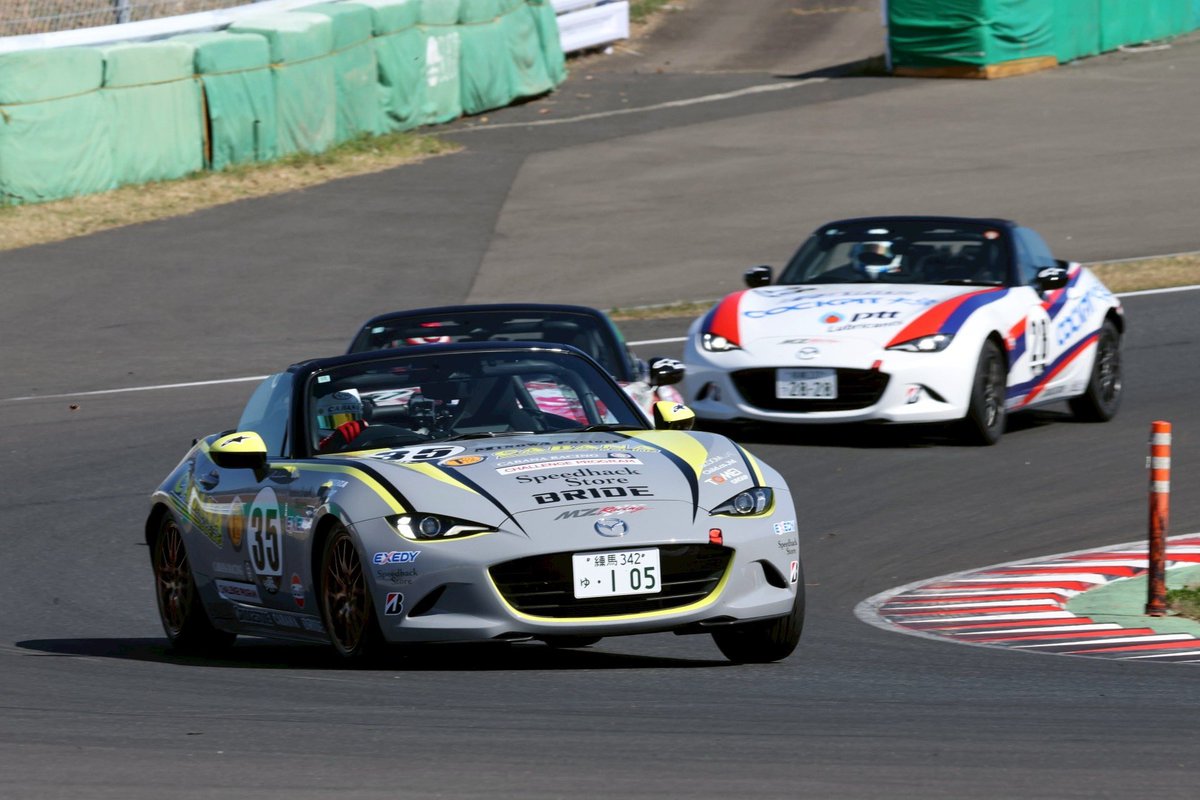 FactoryMinowa's tweet photo. ロードスターパーティレースⅢ
JAFツーリングカー選手権
ジャパンツアーシリーズ開幕戦SUGO

CABANA Racing様のエンジニア担当し
ポール to ウィン出来ました‼︎
ドライバーは凄く頑張ったし
チームのサポートも最高です

コレで去年の筑波から
4戦連続のポールポジション
さらに精進していきます https://t.co/ArKbt1lQtI