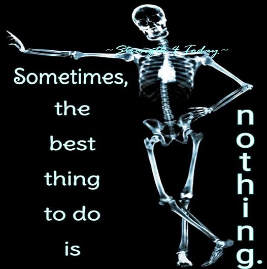 Strengthfor2day's tweet image. Sometimes, The Best Thing To Do
Is NOTHING.

#DoNothing #BestThing #RecoveryPosse #Strengthfor2day
