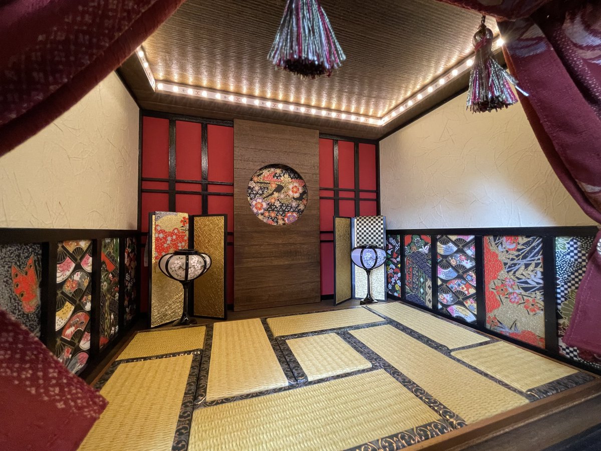 猫脚堂🐈‍⬛劇場型ドールハウス製作 tweet media