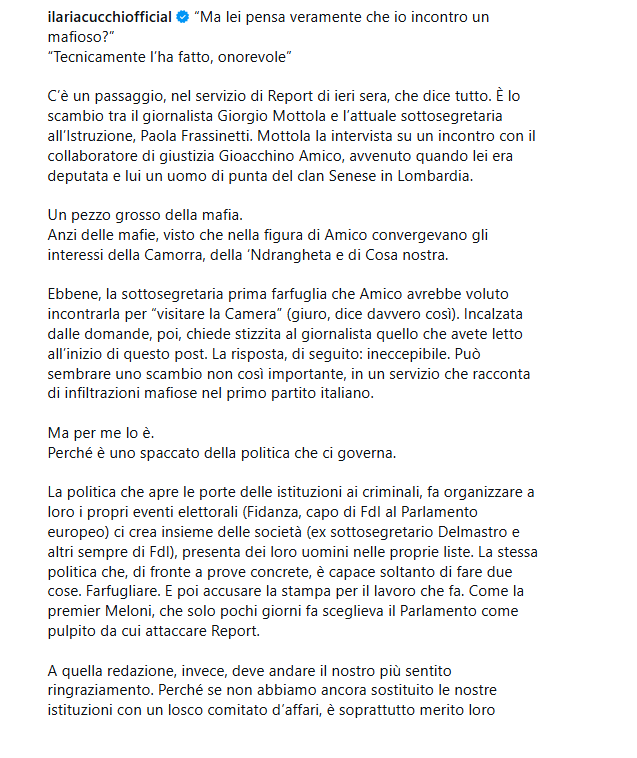 Moonlightshad1's tweet image. "A quella redazione, invece, deve andare il nostro più sentito ringraziamento. Perché se non abbiamo ancora sostituito le nostre istituzioni con un losco comitato d’affari, è soprattutto merito loro".
#Report 
#Reportrai3