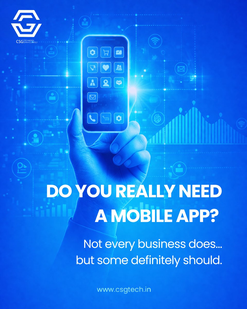 csgtechnologies's tweet image. Thinking of building a mobile app? 📱

Not every business needs one-but for some, it’s a game-changer.

At CSG Technosol, we suggest what’s right, not just what’s expensive 💡

👉 Let’s grow smarter, not just bigger
🌐 csgtech.in

#MobileApp #CSG #AppDevelopment