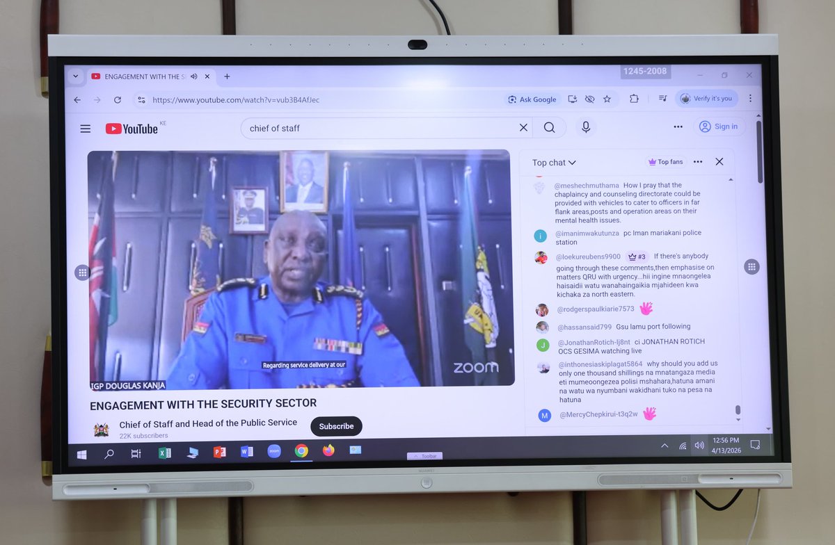 felix koskei tweet media