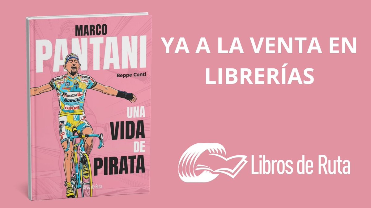✅NOVEDAD✅
📓 Marco Pantani. Una vida de pirata
Una completa biografía del campeón que volaba cuando la carretera se empinaba hacia el cielo.
ow.ly/TF8B50YI7Pv