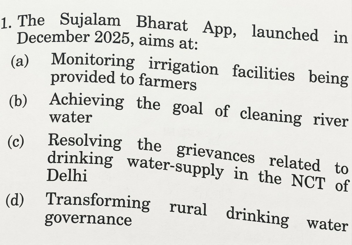 padhai_upsc's tweet image. Yesterday's UPSC CDS-1 2026 paper

Solve this GK question🤔