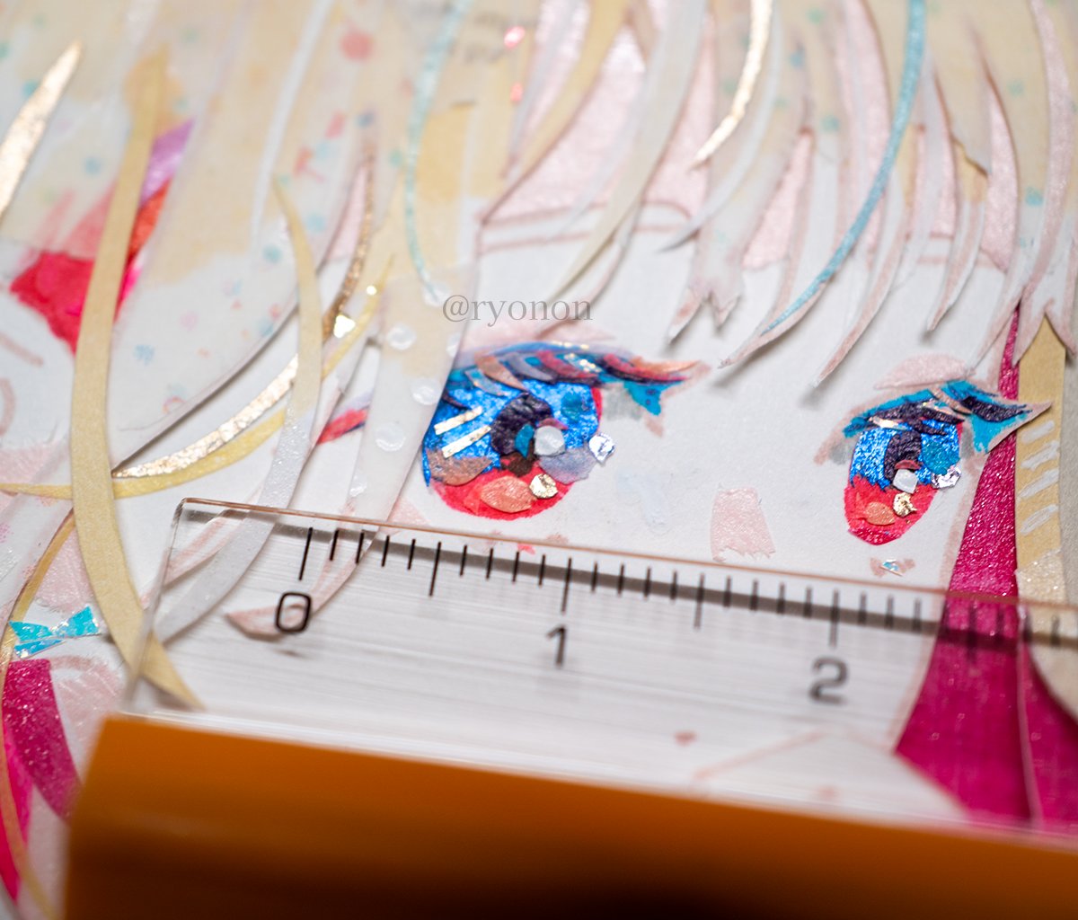 ryonon's tweet photo. #凍結祭りでフォロワー減ったから自己紹介して逆に増やす

線描いて　少し塗って　切って　貼って
✂️マステや画用紙などで制作してます✂️<工作大好き https://t.co/nKoidh0H5O