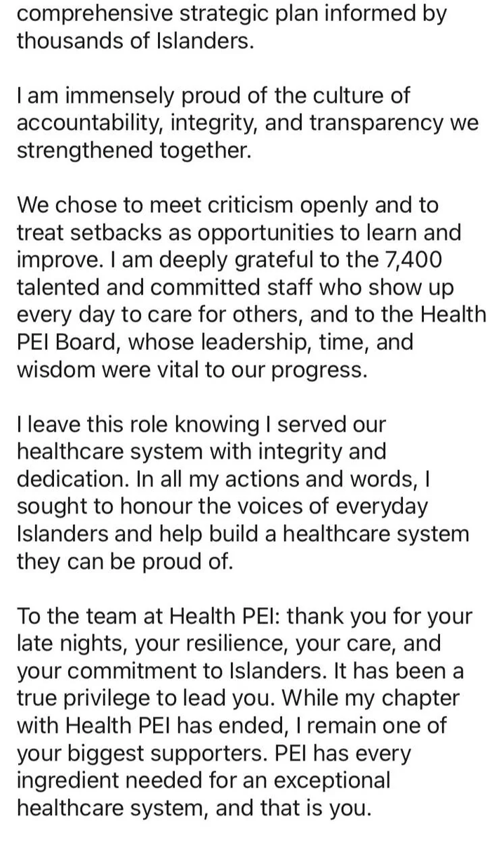 PEIPolNews's tweet image. EX CEO Melanie Fraser on LinkedIn. Good riddance!  When you're gone, STAY GONE!  Take the MILLIONS of taxpayer dollars you screwed this province for while enriching yourself and piss off. #cdnpoli #peipoli #pei