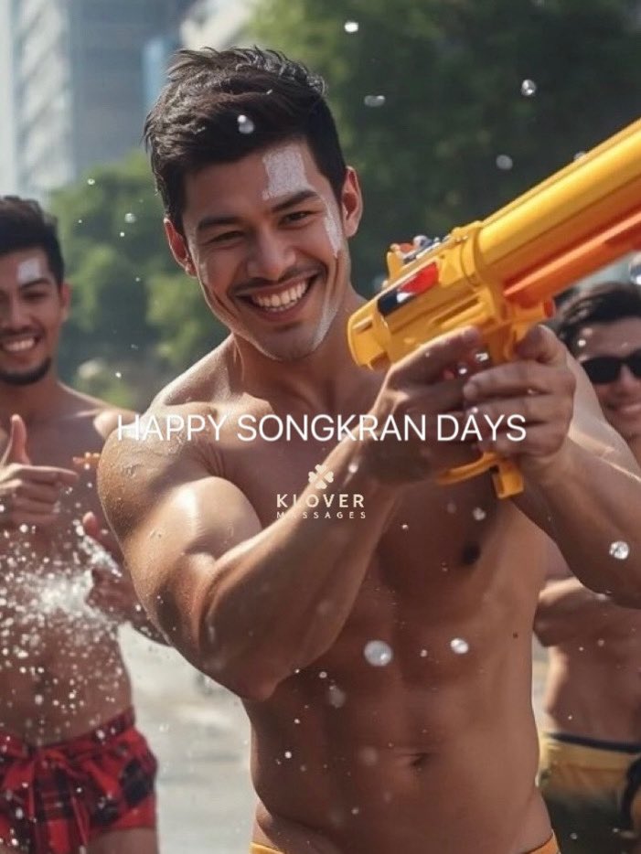 Happy Songkran. May this festive season be filled with smiles, laughter, and beautiful moments. KLOVER MASSAGES will always be by your side, sharing in your happiness.
.
สวัสดีปีวันสงกรานต์ ขอให้สงกรานต์ปีนี้เต็มไปด้วยรอยยิ้ม เสียงหัวเราะ และช่วงเวลาดี ๆ โคลเวอร์ มาสสาจ