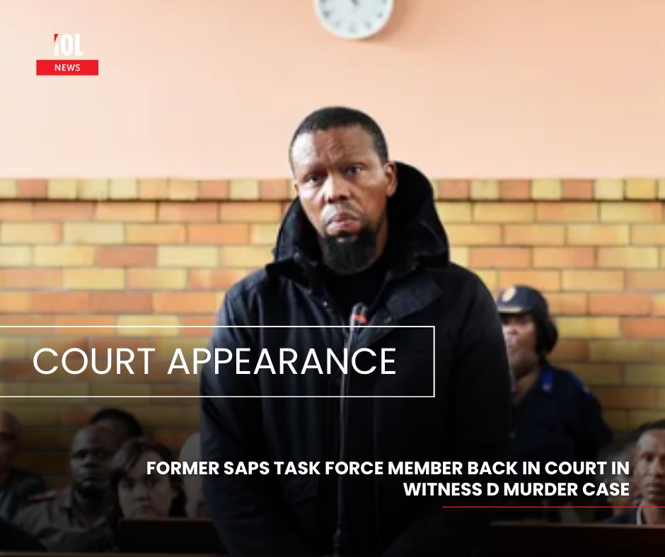 IOL's tweet photo. A man accused of killing Marius van der Merwe, who was known as Witness D at the Madlanga Commission, is set to return to the Brakpan Magistrate’s Court on Monday.
#news #MariusvanderMerwe #WitnessD #murder #accused #return #court
Read on https://t.co/ju1gJgoHYj https://t.co/IYuD2xJh8Z