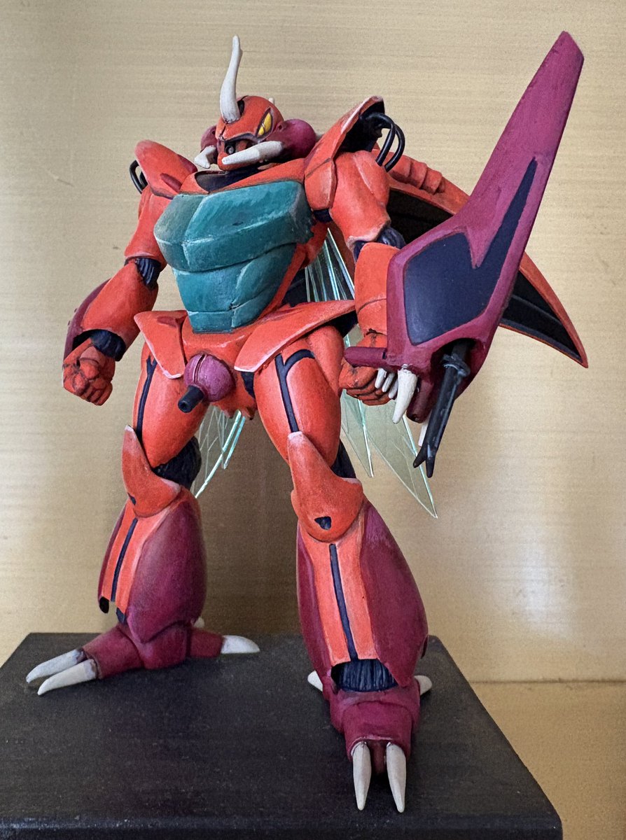 swfactory2's tweet photo. #旧キット #ダンバイン　#レプラカーン　レプラカーンとぶ？ https://t.co/oEv4wqcoUu