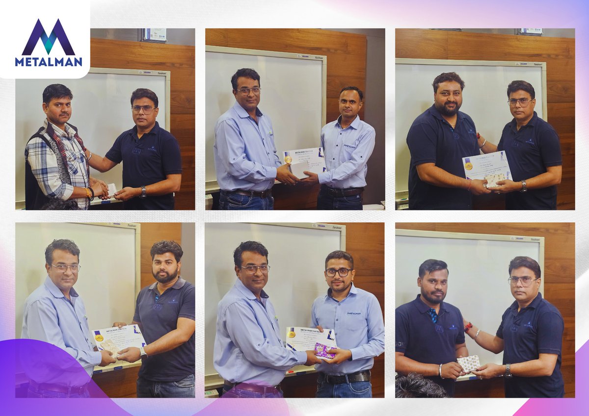 MetalmanAuto's tweet photo. Today, we proudly distributed our monthly rewards for:
• Best Kaizen
• Best Suggestion
• Safety Week – Poster, Poem &amp; Slogan
#MetalmanAuto #Kaizen #EmployeeEngagement #SafetyCulture #ContinuousImprovement #TeamWork https://t.co/rMKlGRSXtf