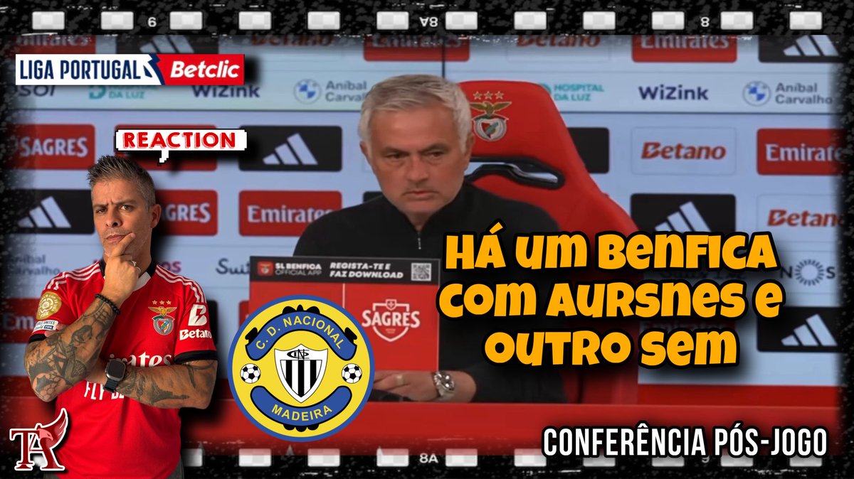 JoelBandeira07's tweet image. youtu.be/3UaUulzIXuY?si…

Mourinho fala em controlo de jogo mas também na evidente limitação da equipa sem o seu principal operário!!

Vem ver o vídeo e deixa a tua opinião nos comentários!!

Viva o Benfica!! 🦅🔴

#SLBenfica #Glorioso #SLB #1904
