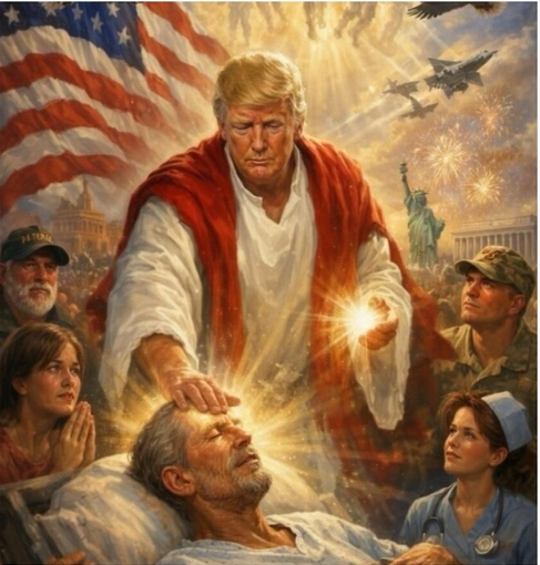 BlobRai3's tweet image. 118!!!
Trump attacca il Papa: «Pessimo e debole in politica estera». E posta la foto choc in cui è raffigurato come Gesù.
(Il Messaggero)
#blob ore 20 Rai3