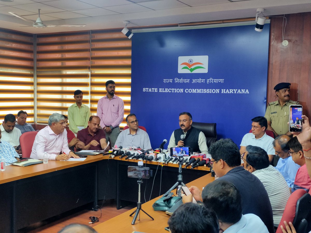 SEC_HRY's tweet photo. Official Announcement: The State Election Commission has released the schedule for the upcoming General and Bye-Elections.
Visit the official website for updates : https://t.co/DGleH4GXNt #StateElectionCommission #Elections2026 #secharyana #ʜᴀʀʏᴀɴᴀ https://t.co/1Jtl8Gw6hc