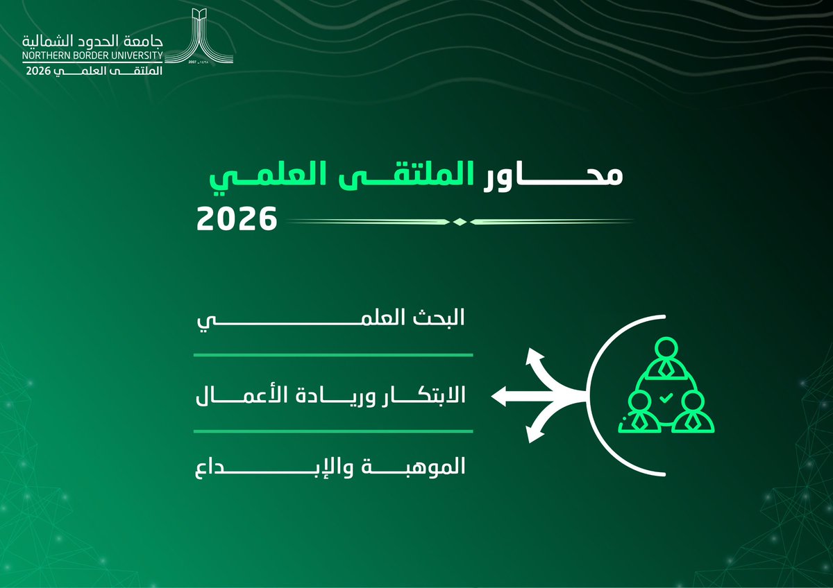 جامعة الحدود الشمالية tweet media