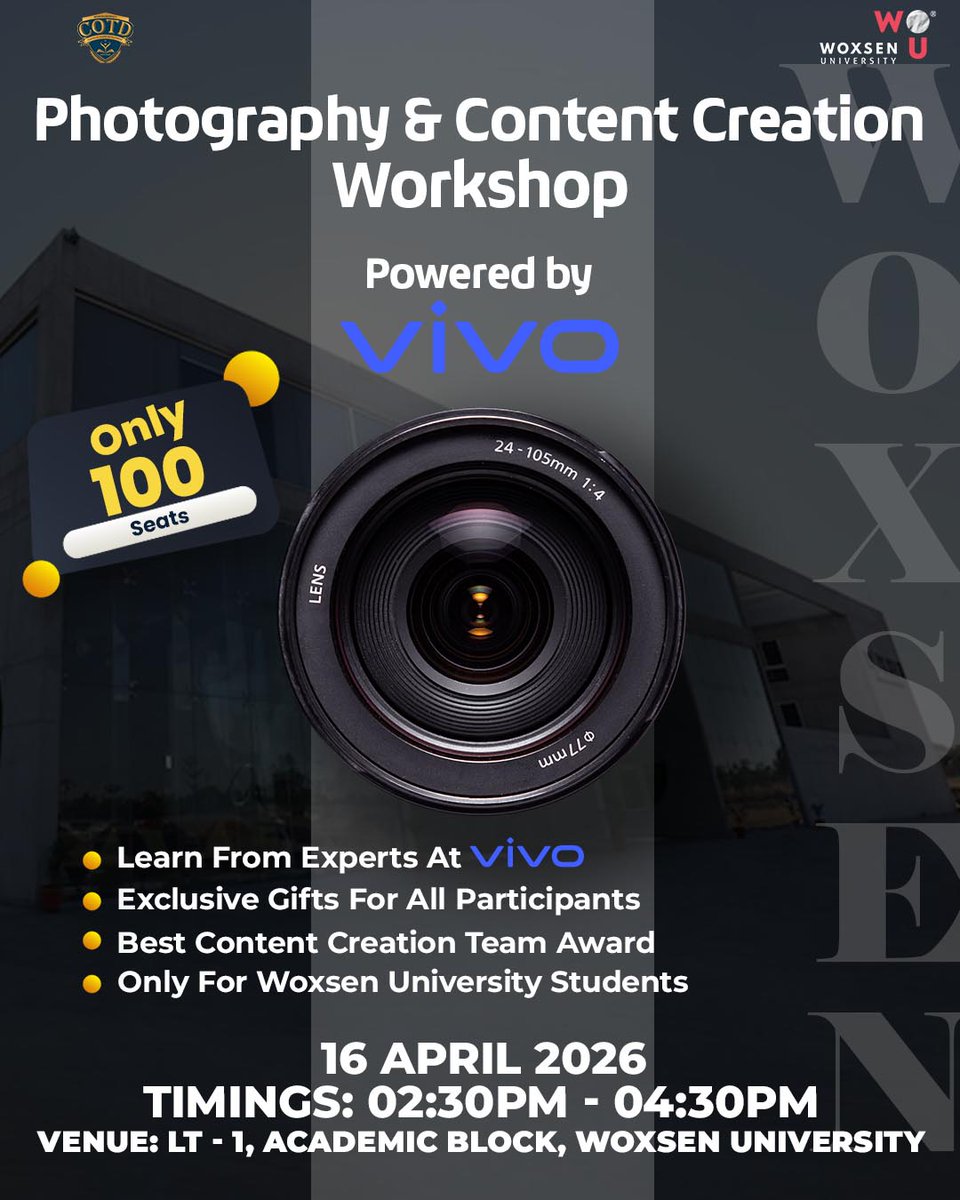 Woxsen University tweet media