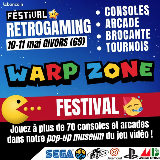 GAMOPAT's tweet photo. Givors dans la Warp Zone fin avril ! https://t.co/EJumxsJLeC #NEWS via @gamopat https://t.co/kLF2vuCVGc