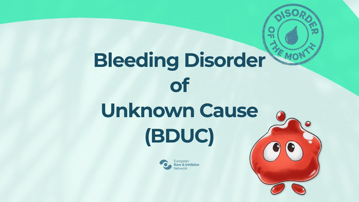 EHC_Haemophilia's tweet photo. 🩸 #ExtremelyRare #BleedingDisorder of the Month: #BDUC. 🔎 No identified cause, yet the symptoms are real. Nosebleeds, bruising, heavy periods & more. ⚠️ Unknown ≠ imagined. 📣 Awareness matters. Learn more 👉 https://t.co/e9pnLccIxD https://t.co/82FqbcDweo