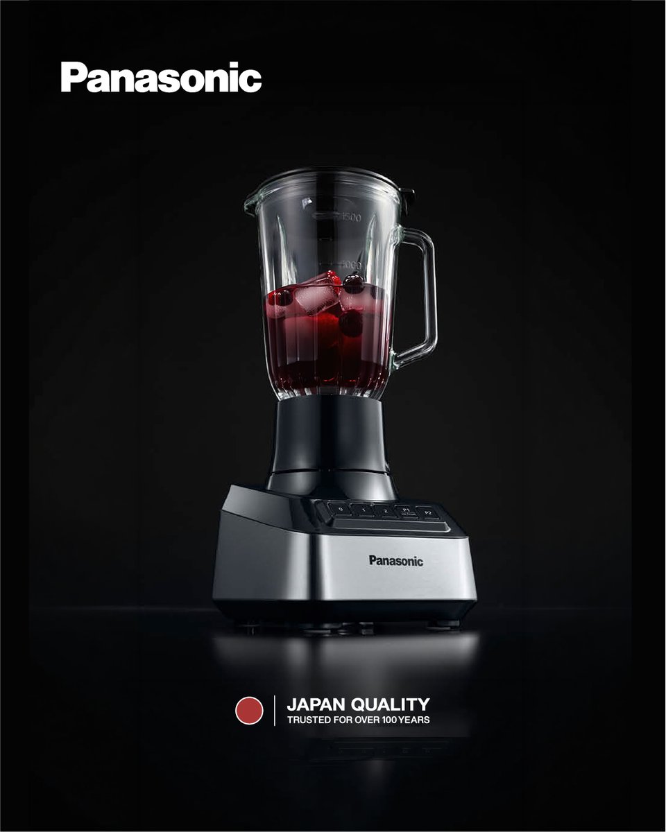 Panasonic_MEA's tweet photo. Experience the elite durability of Japan Quality, designed to crush ice and master tough ingredients with professional-grade ease. #JapanQuality
استمتعوا بمتانة الجودة اليابانية الفائقة، المصممة لسحق الثلج وإتقان خلط المكونات الصعبة بسهولة واحترافية عالية.
#الجودة_اليابانية https://t.co/xJ5RiPeMtt